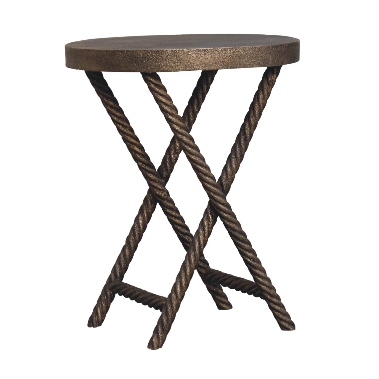 Metallic Rope Side Table - Image 3