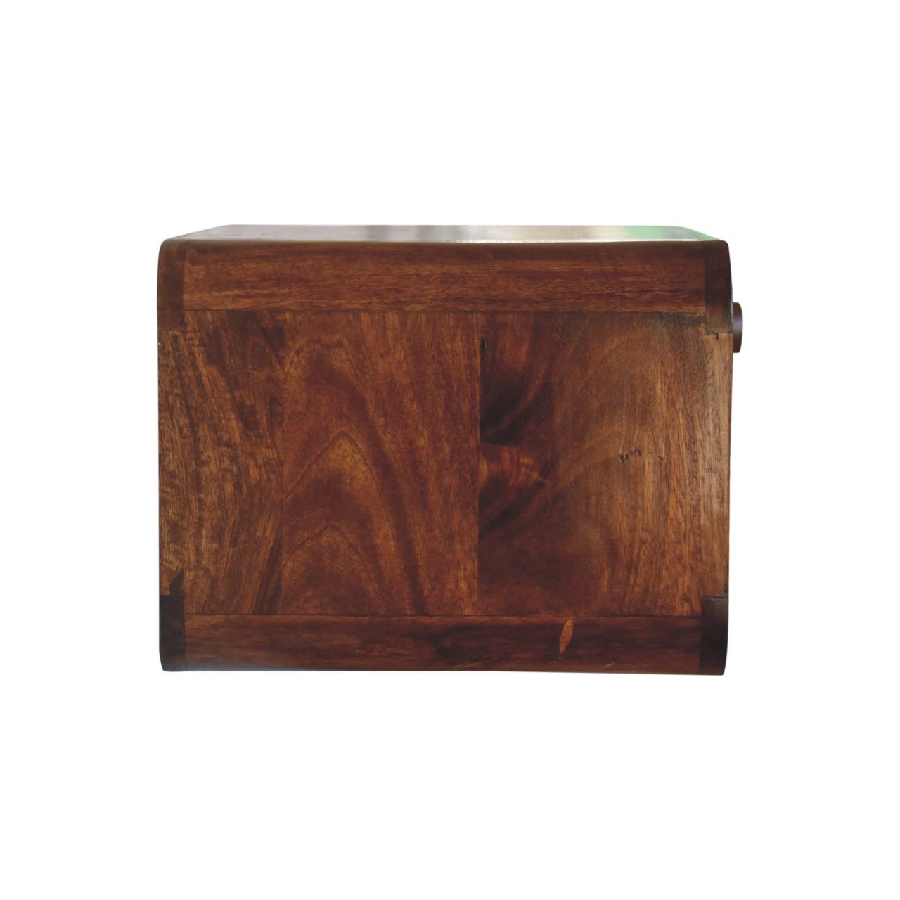 Chestnut Wall Mounted Open Woven Bedside - Image 8