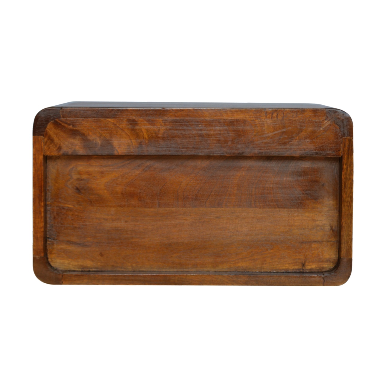 Chestnut Wall Mounted Open Woven Bedside - Image 9
