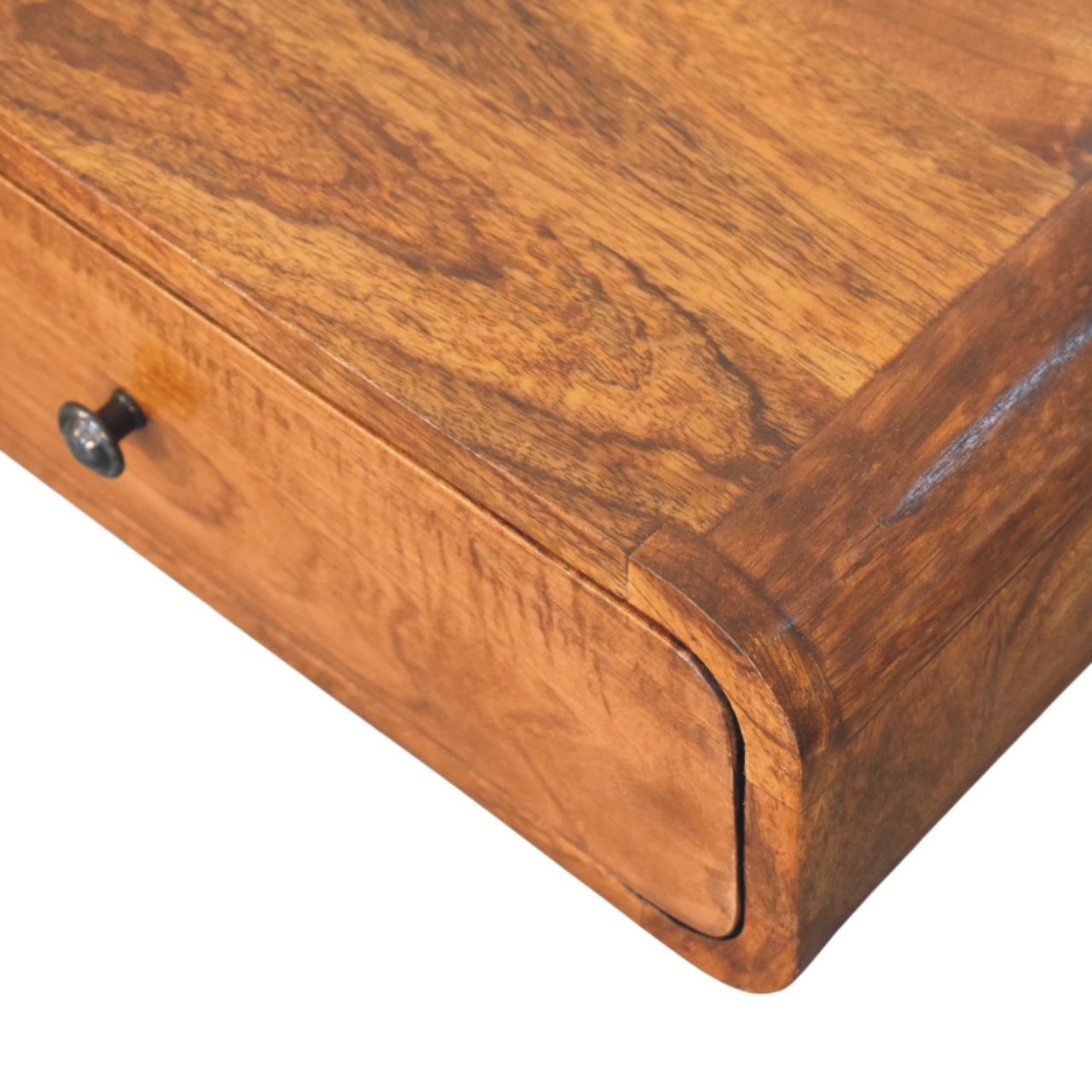 Avora Wall-Mounted Chestnut 1 Drawer Nightstand - Image 5
