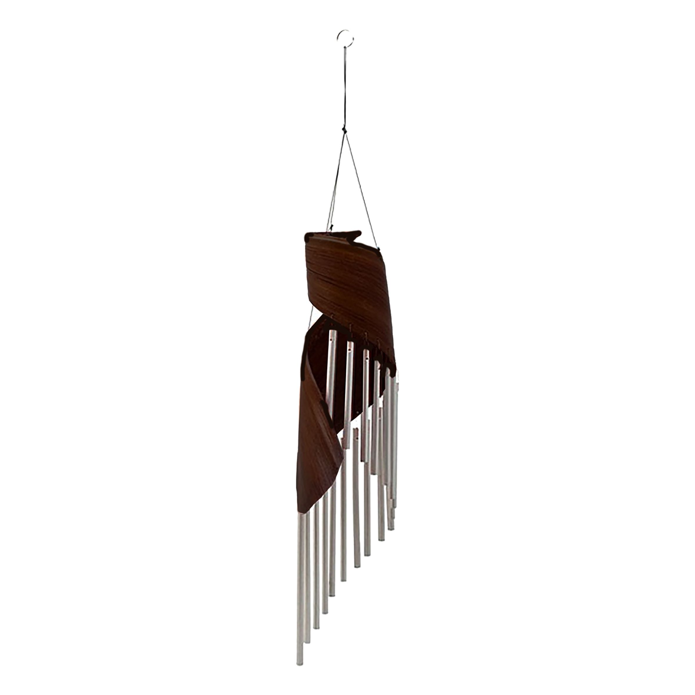 Coconut Leaf Wind Chimes - Chocolate - Image 4