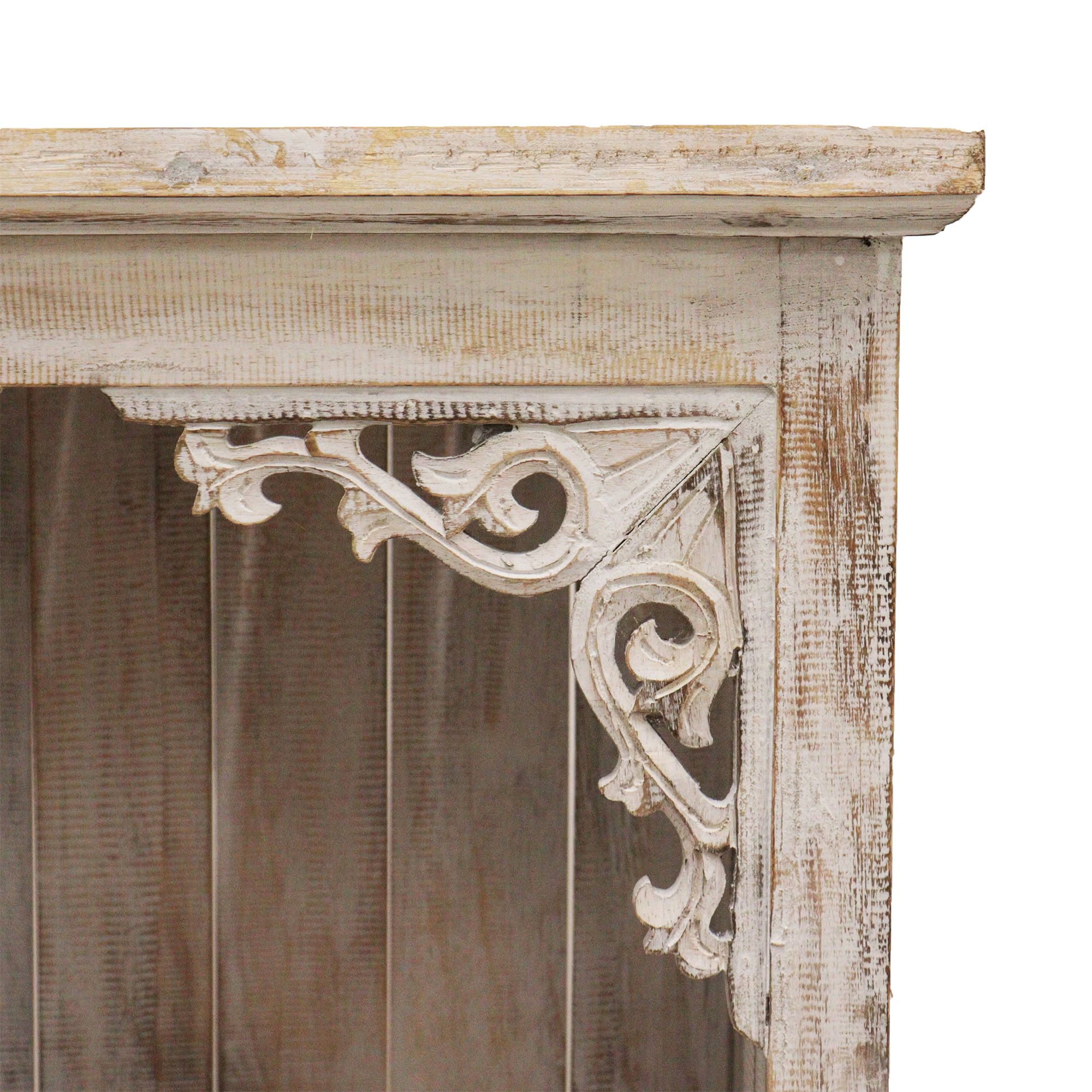 Albasia Bathroom Cabinet - Whitewash - Image 3