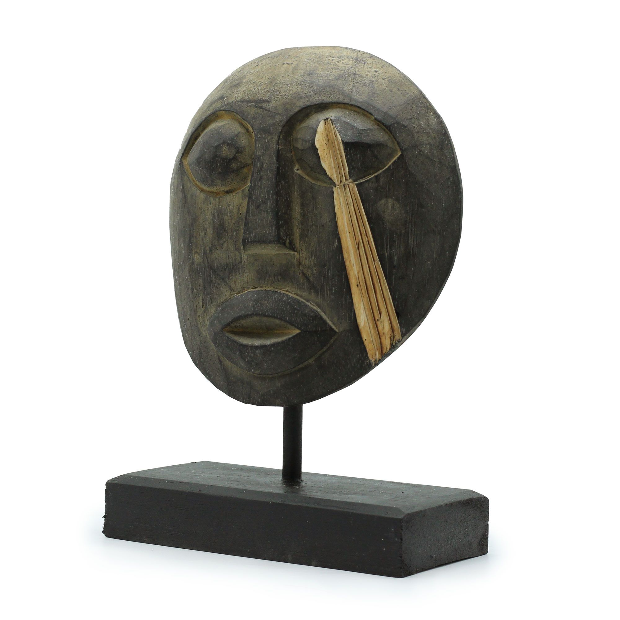 Timor Tribal Decorative Mask - Antique - Image 4