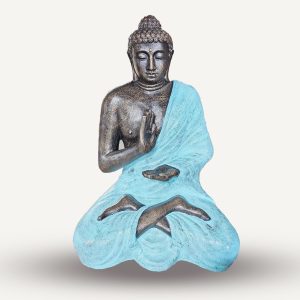 Large Turquoise Stone Buddha Meditation in Stupa - 1.5m