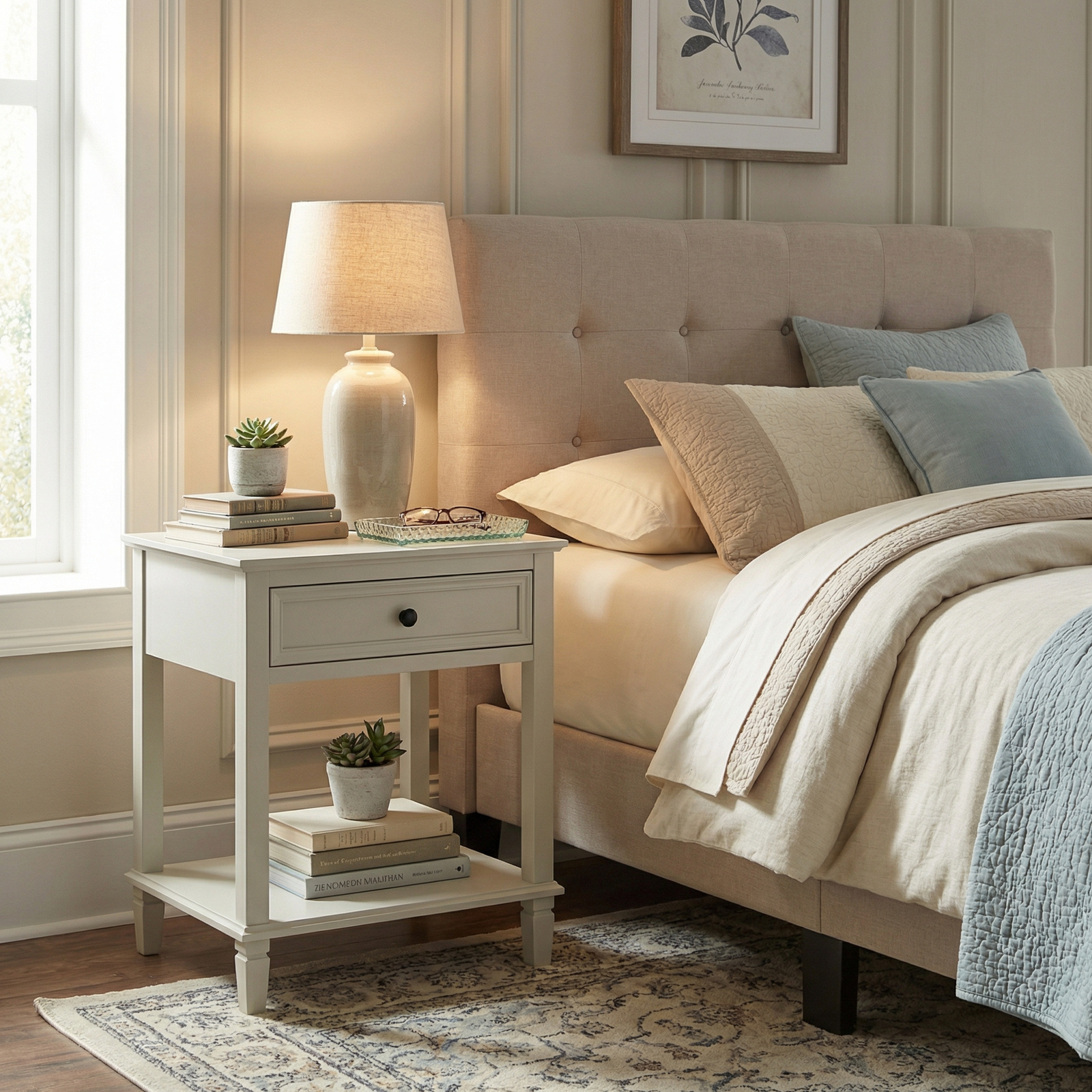 Belmont Collection 1 Drawer Side Table