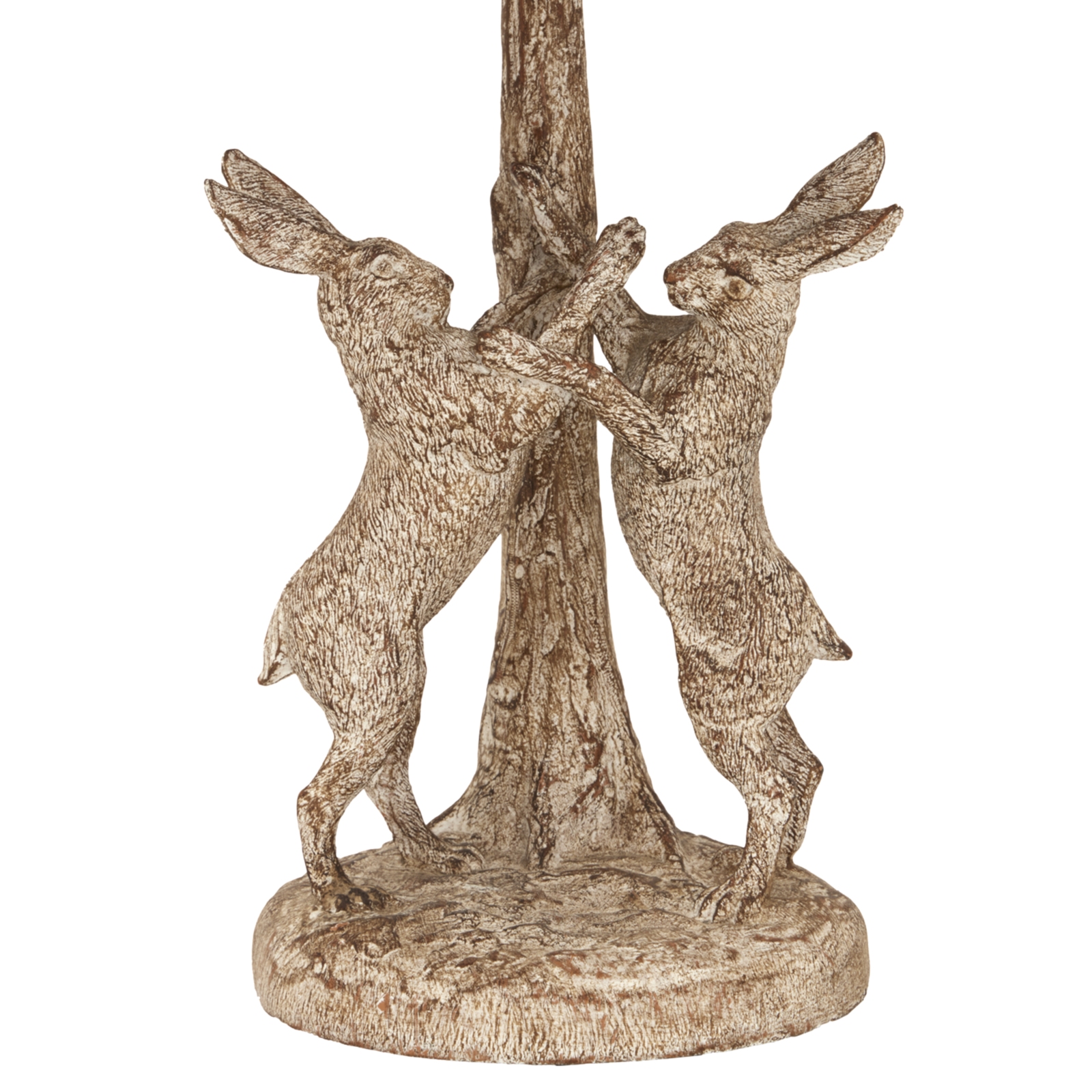 Stonewashed Marching Hares Lamp With Linen Shade - Image 3