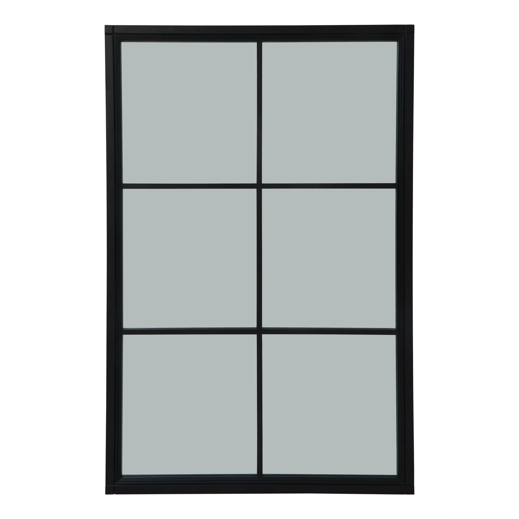 Black Wood XL Window Mirror - Image 2