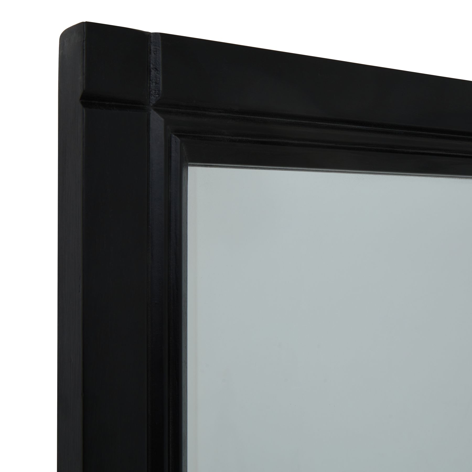 Black Wood XL Window Mirror - Image 3