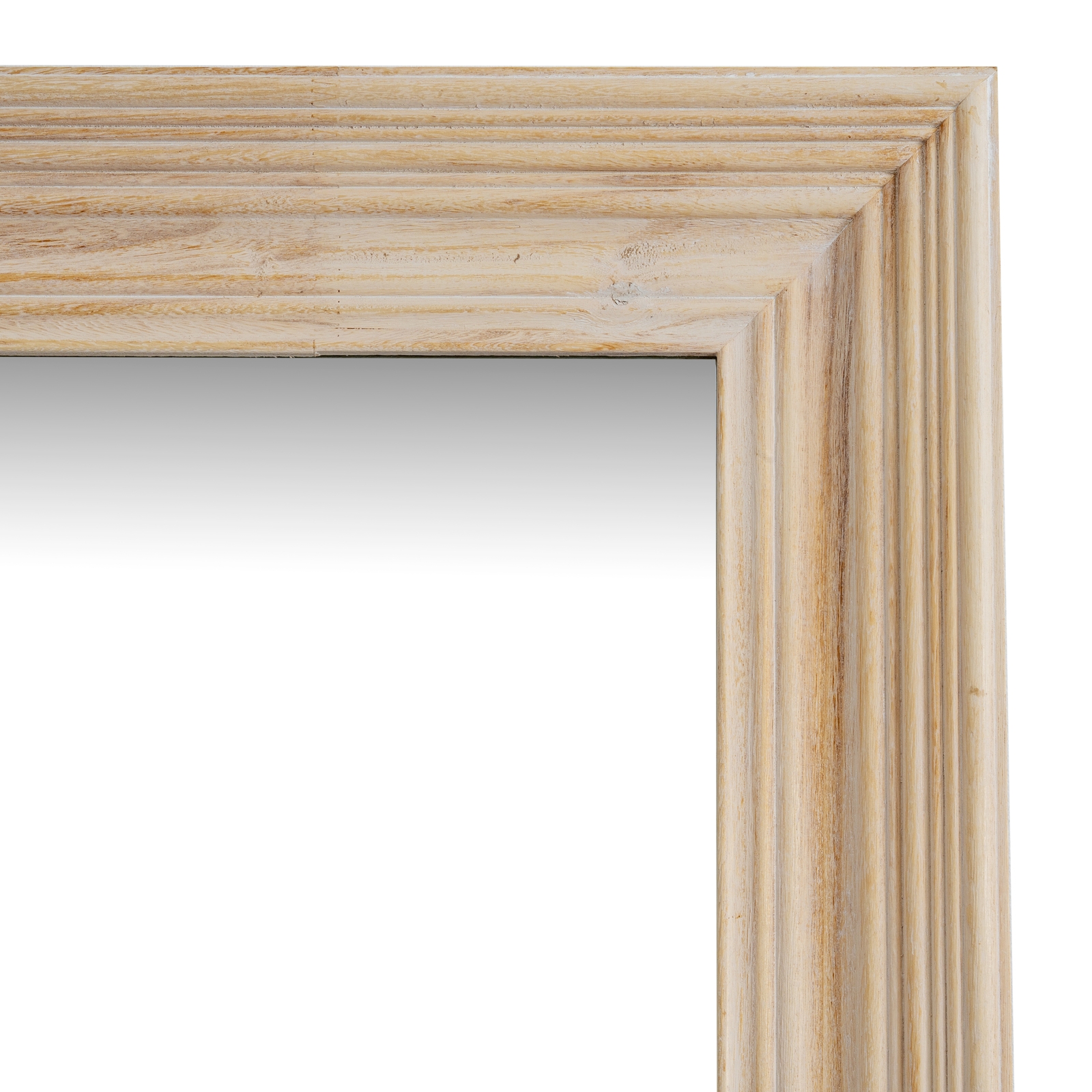 Washed Wood Large Framed Mirror - Image 3
