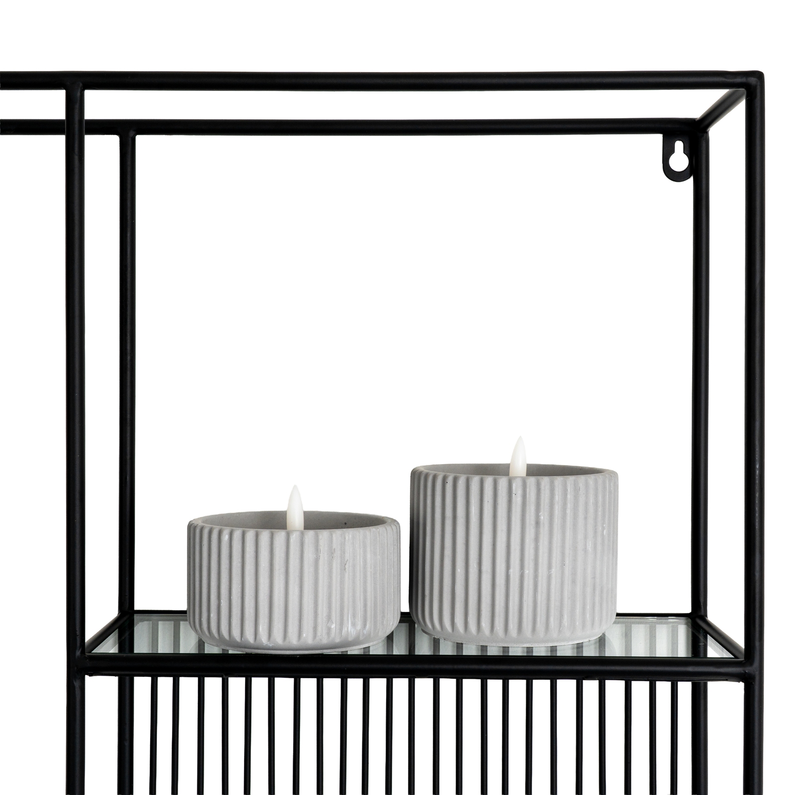 Axis Shelf Unit With Glass Shelves - Image 5