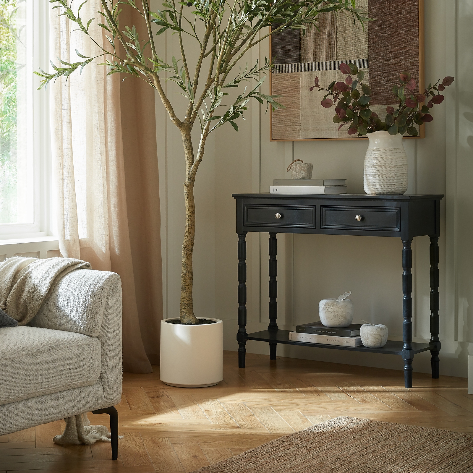 Contour Collection 2 Drawer Console
