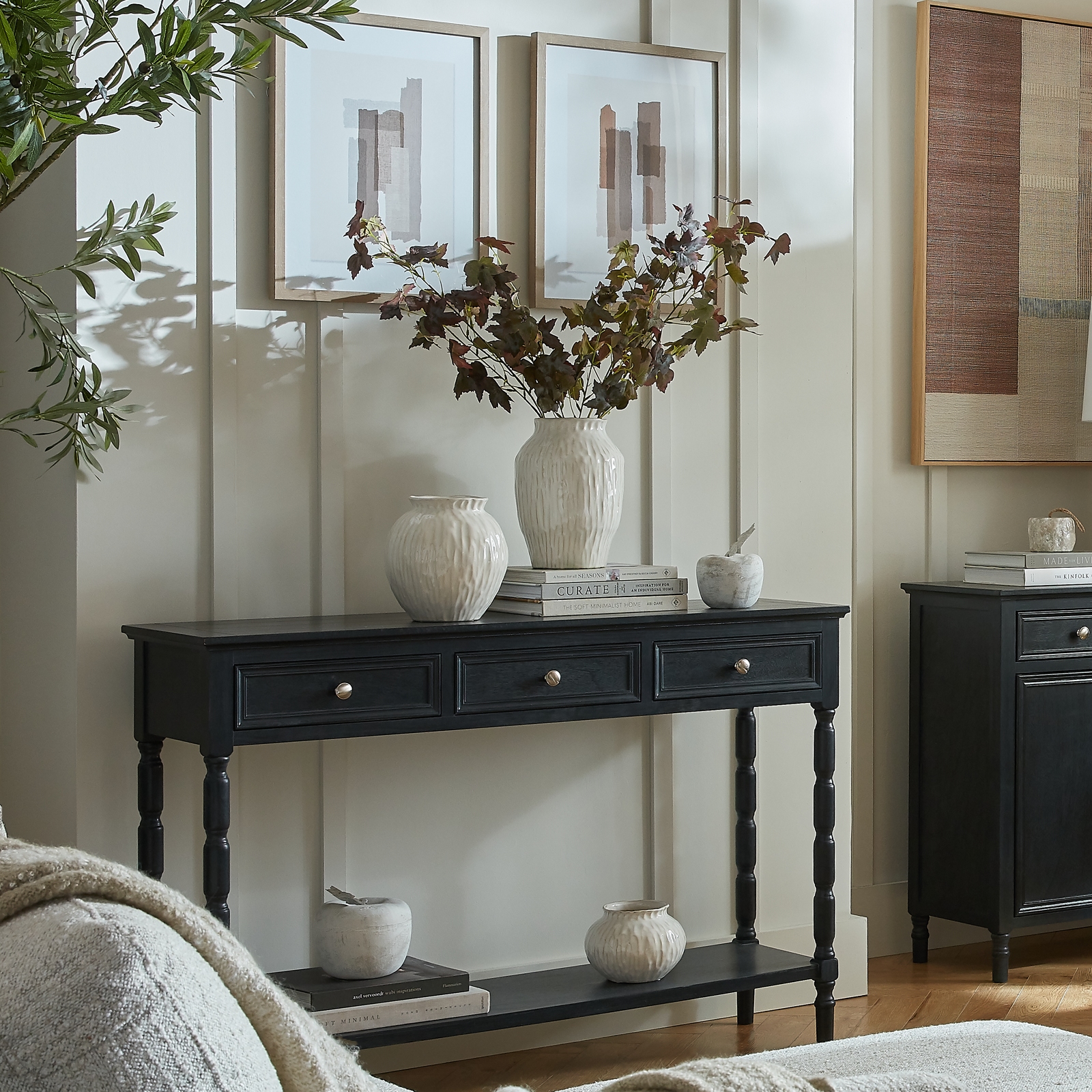 Contour Collection 3 Drawer Console - Image 2