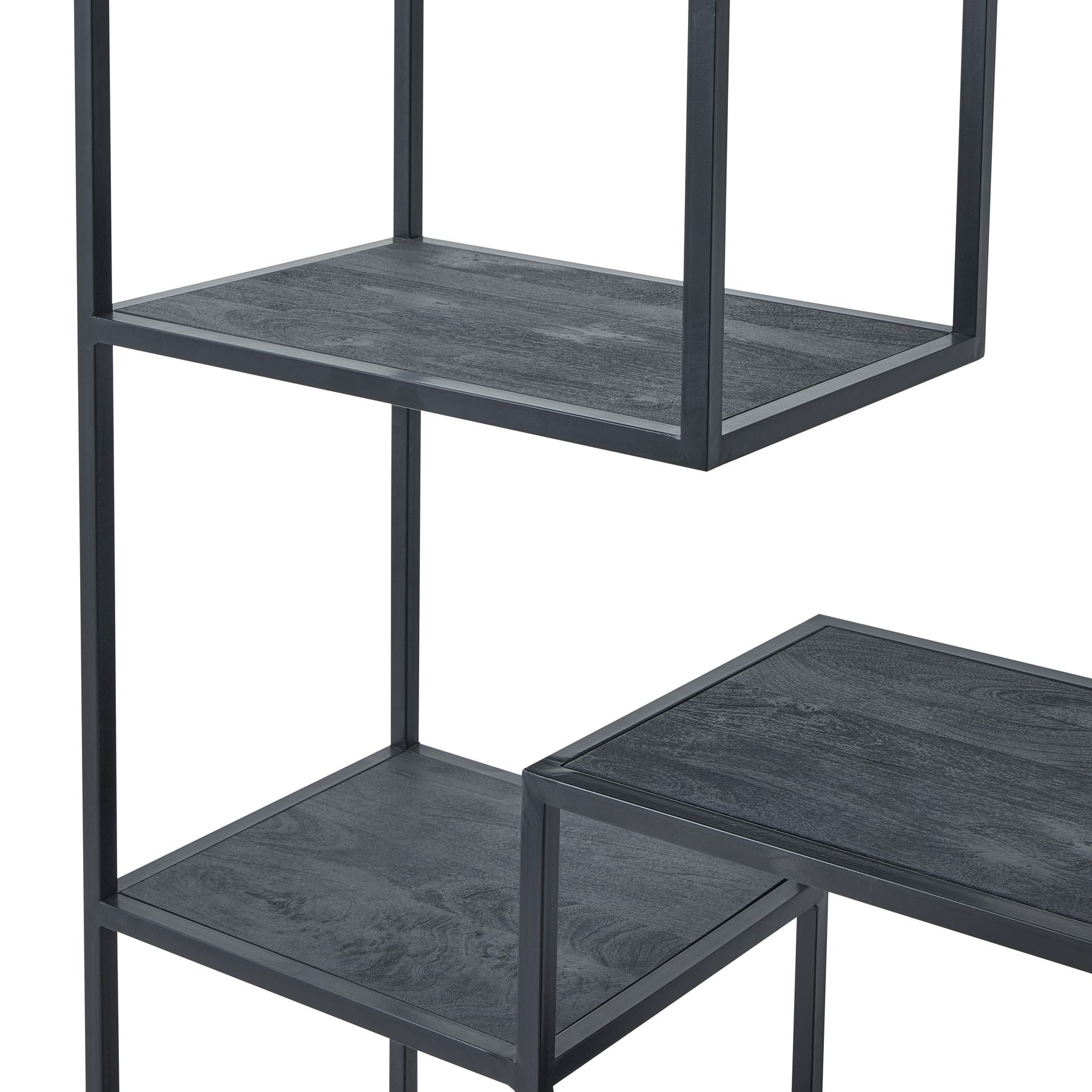 Large Black Multi Shelf Unit - Image 3