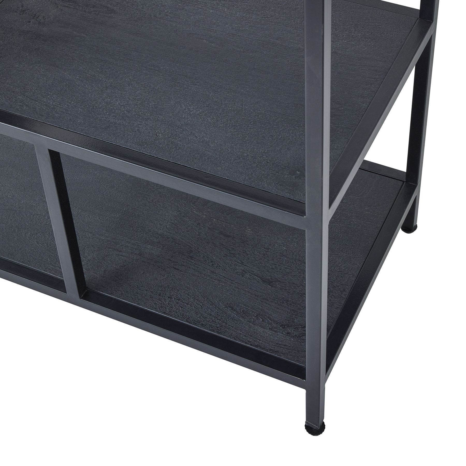 Large Black Multi Shelf Unit - Image 4