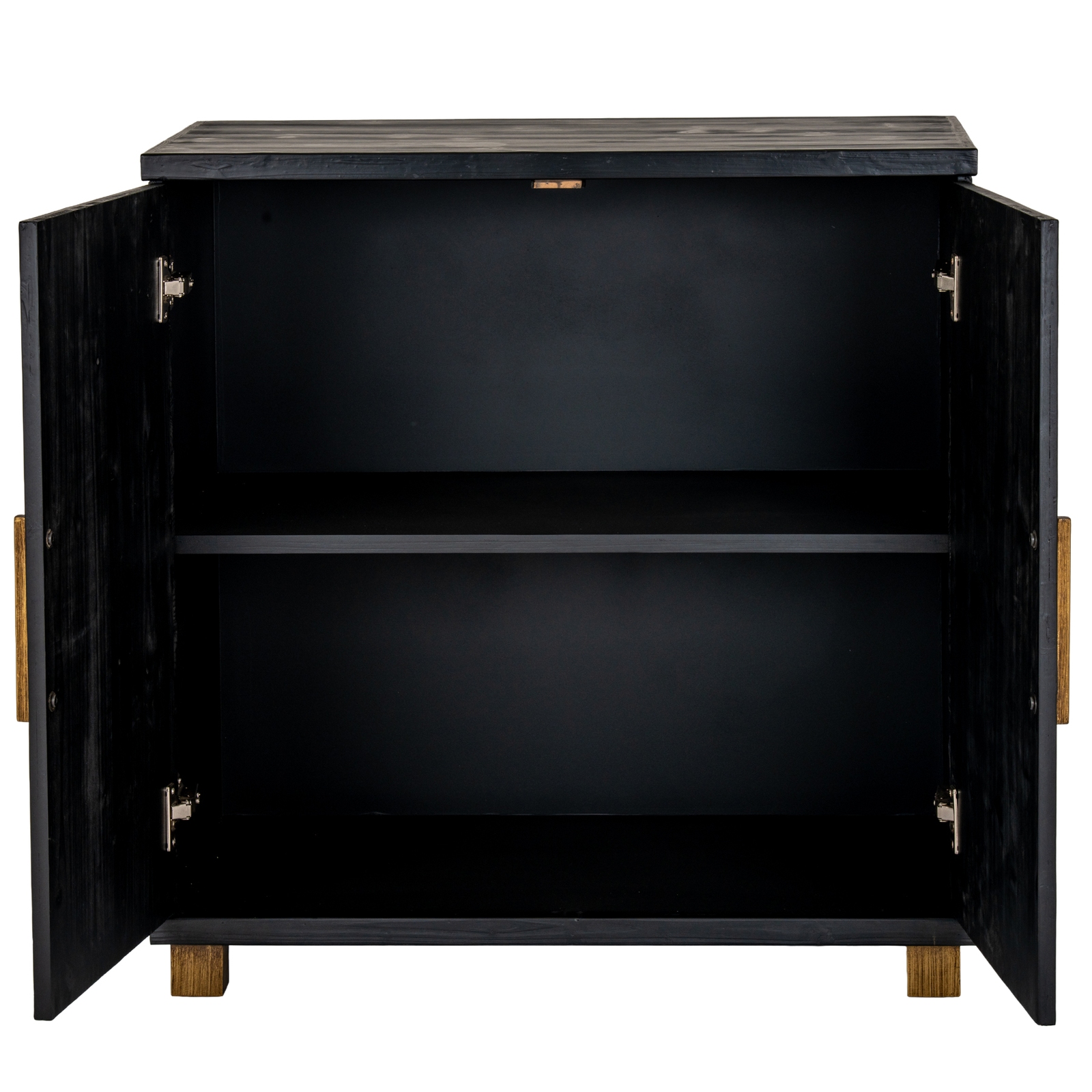 Lennox Black 2 Door Side Cupboard - Image 3