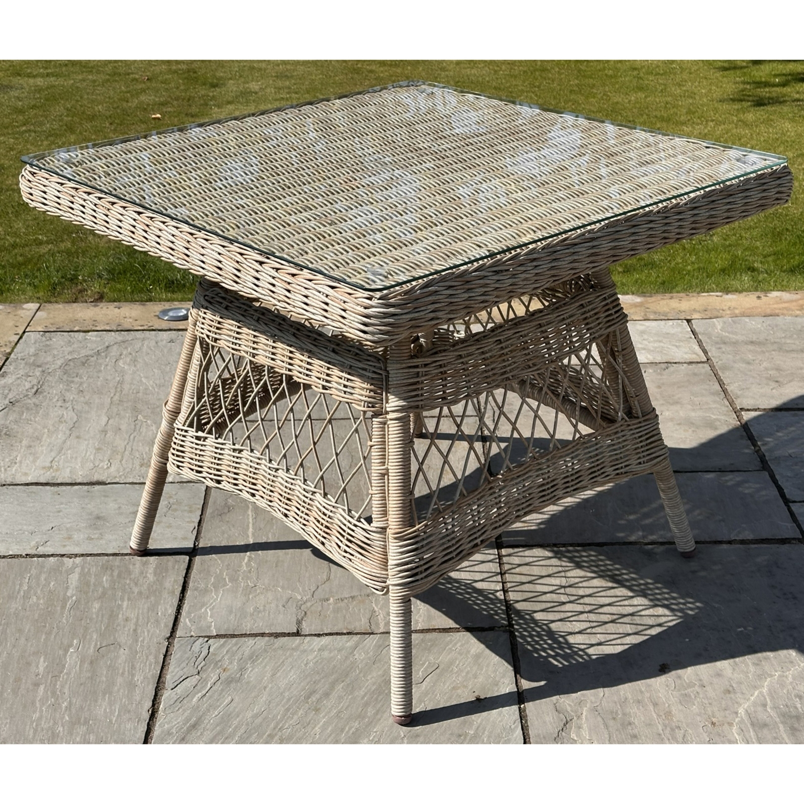 Provence Collection Outdoor 4 Seater Dining Set - Image 2