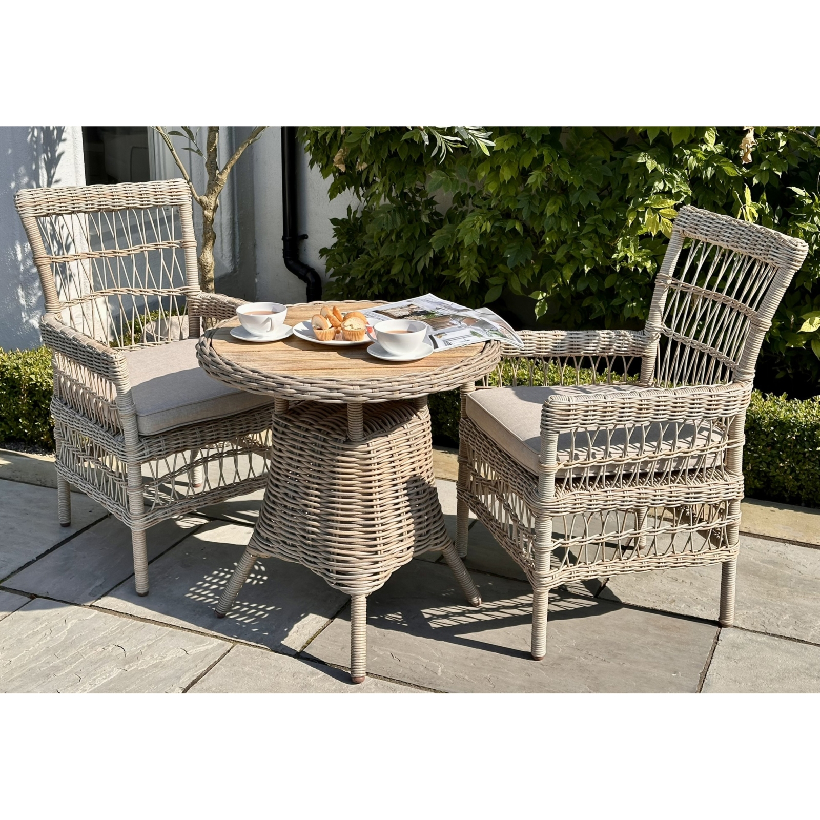Provence Collection Outdoor Dining Chair - Image 4