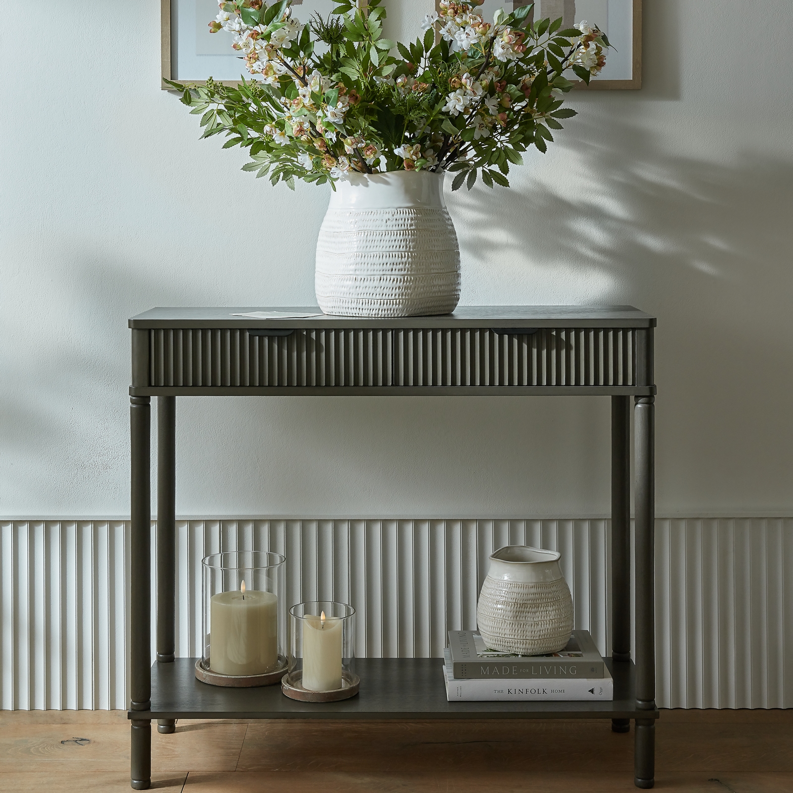 Reed Collection 2 Drawer Console