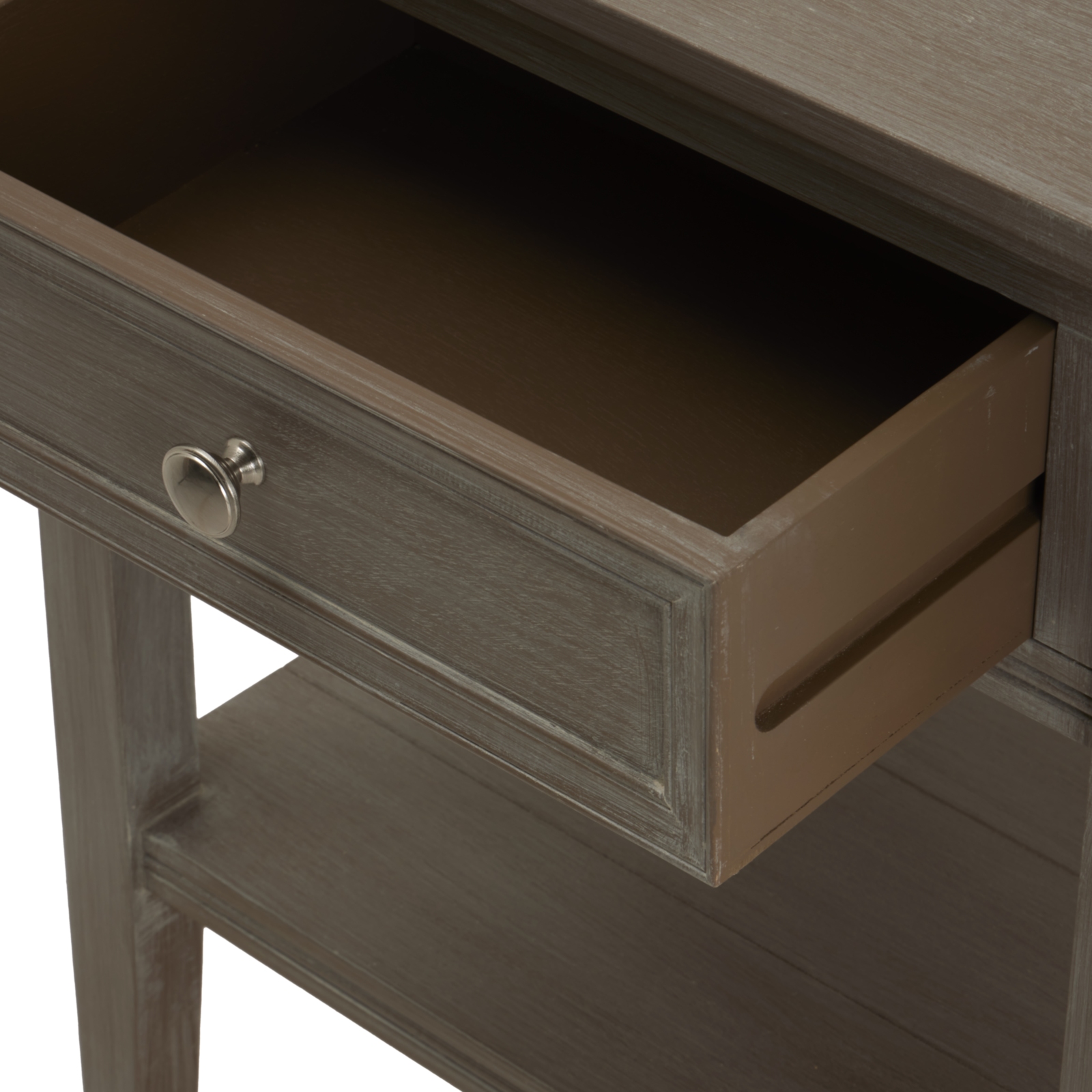 The Serene Collection One Drawer Side Table - Image 4