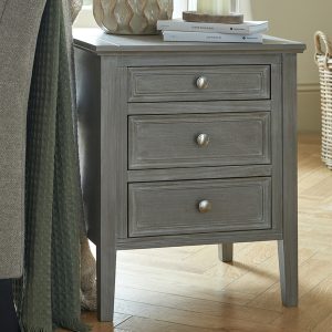 The Serene Collection Three Drawer Side Table