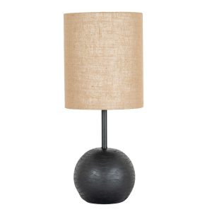 Black Cannon Table Lamp