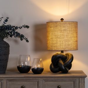 Black Knot Table Lamp