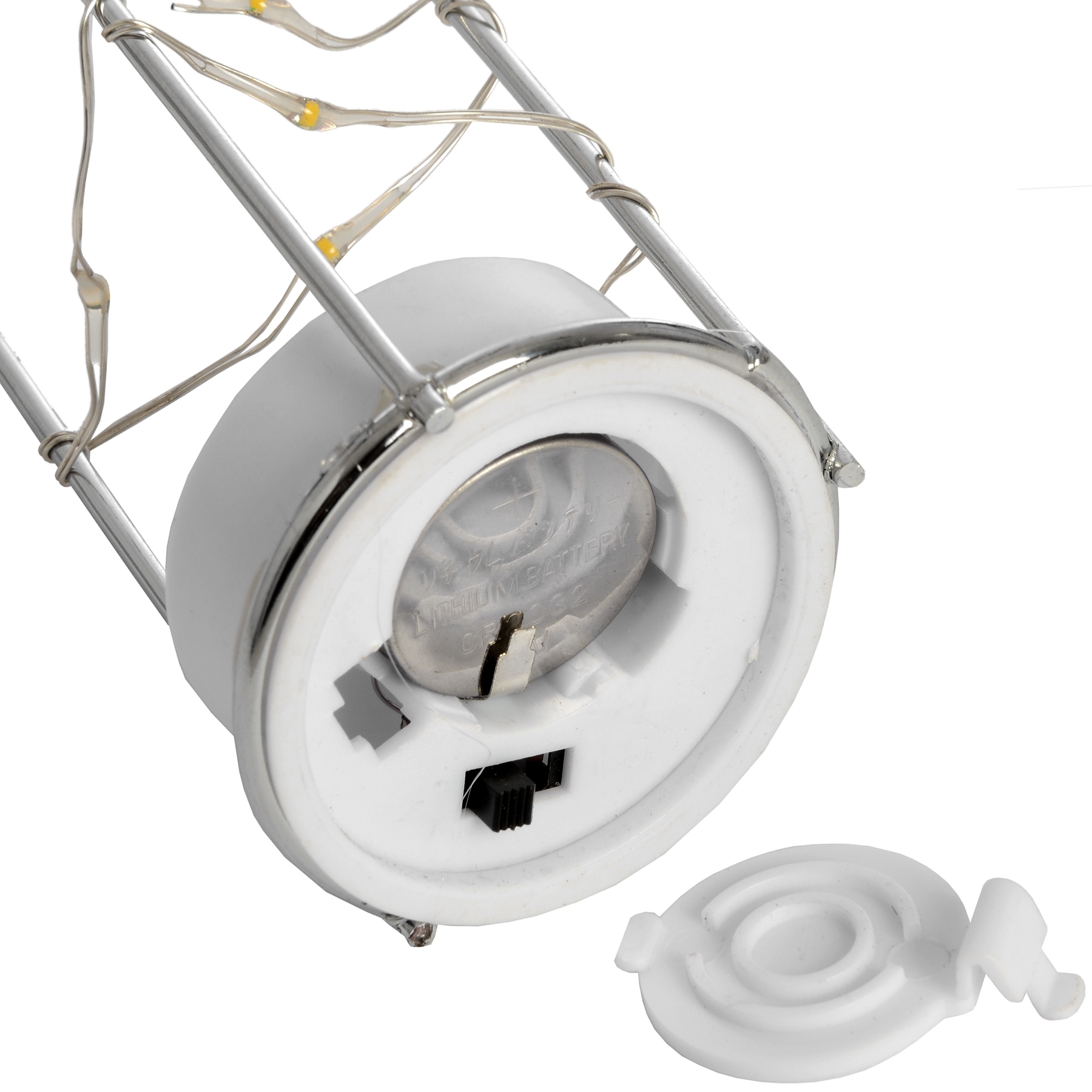 Frosted Grey Glass Lantern - Image 4