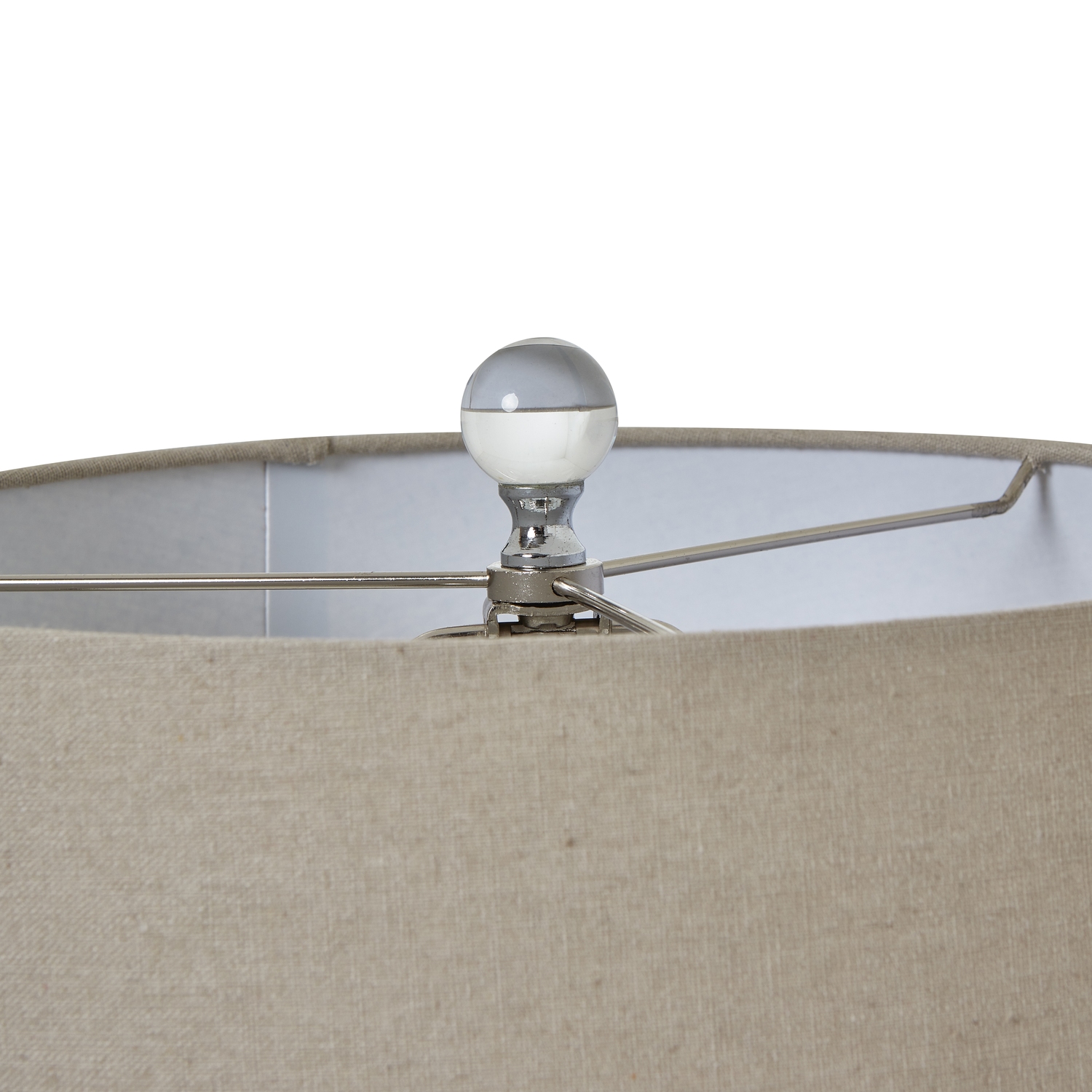 Grey Glass Table Lamp - Image 4