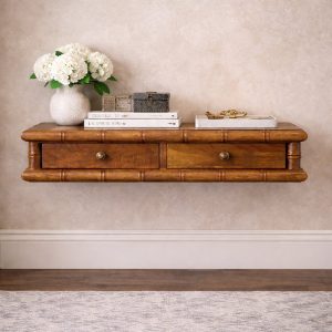 Bamboo Wall-Mounted Console