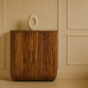 Fluted Curve Cabinet