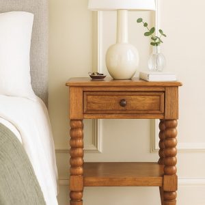 Spindle Bedside Table