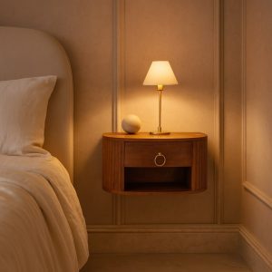 Oval Wall Nightstand
