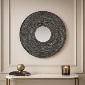 Round Nested Mirror