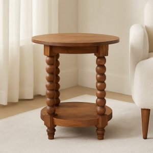 Spindle Round Side Table