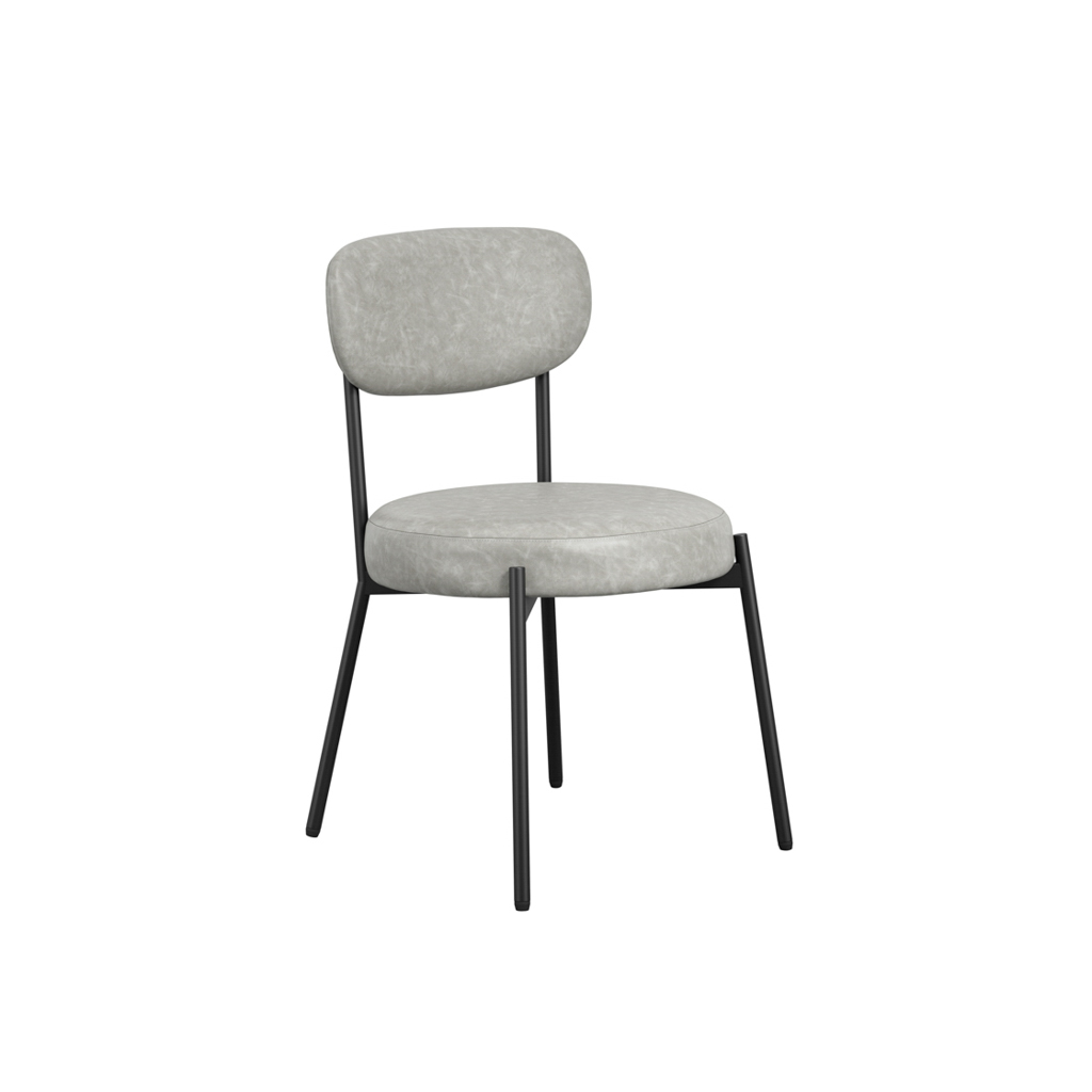 SMITH GRAPHITE DINING CHAIR (2 PER PACK) - Image 3
