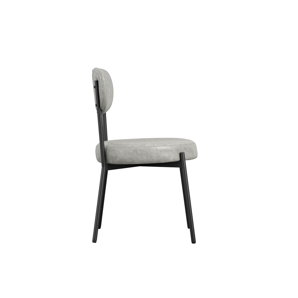 SMITH GRAPHITE DINING CHAIR (2 PER PACK) - Image 4