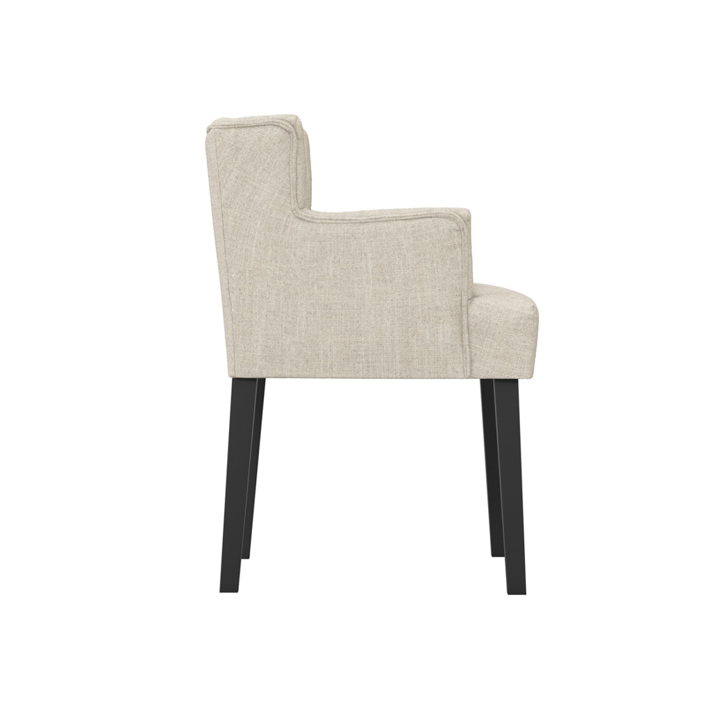 SHAY STONE WINGED DINING CHAIR WITH ARMS - Image 4