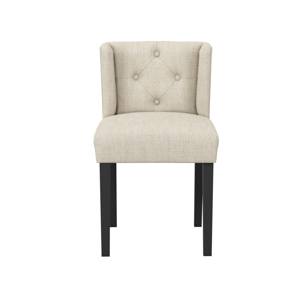SHAY STONE WINGED DINING CHAIR WITHOUT ARMS - Image 2