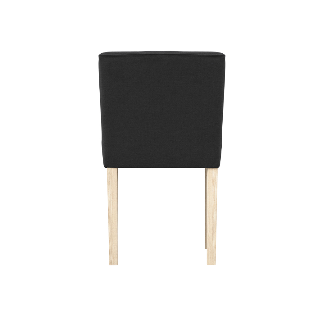 SHAY ANTHRACITE WINGED DINING CHAIR WITHOUT ARMS ( - Image 5