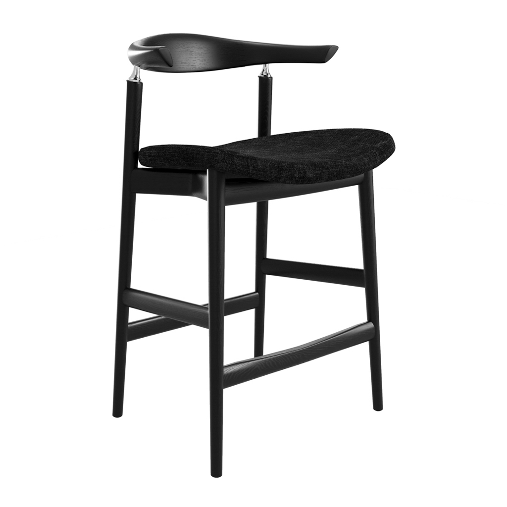 SEINE COAL / BLACK COUNTER STOOL - Image 2