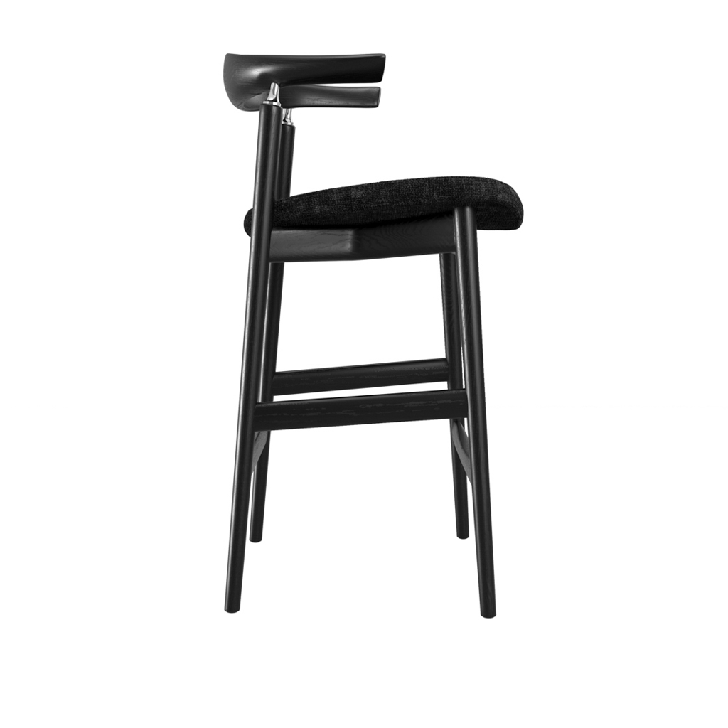 SEINE COAL / BLACK COUNTER STOOL - Image 4