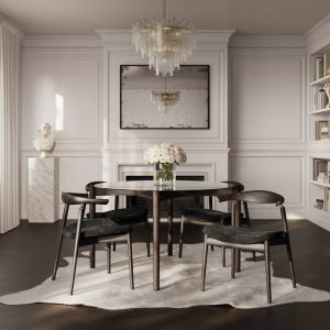 SEINE COAL / CHOCOLATE DINING CHAIR