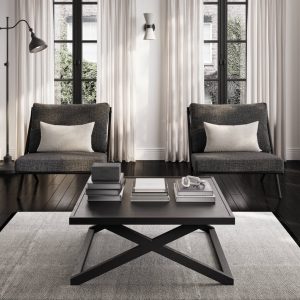 SAGE BLACK COFFEE TABLE SMALL