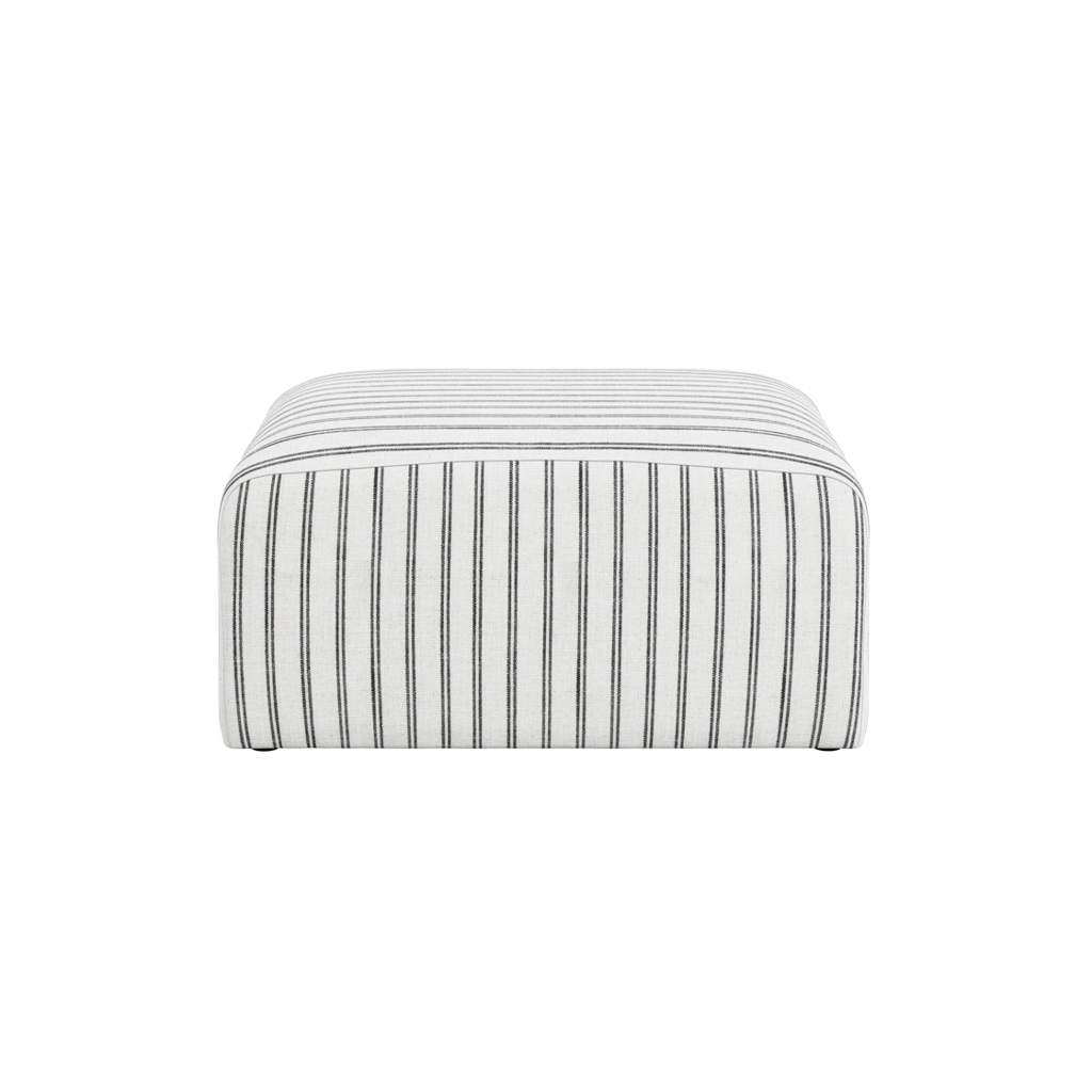 RYDER CHALK STRIPE POUFFE - Image 3