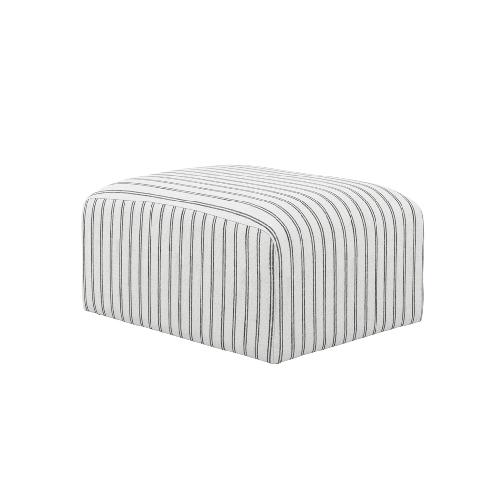 RYDER CHALK STRIPE POUFFE - Image 4