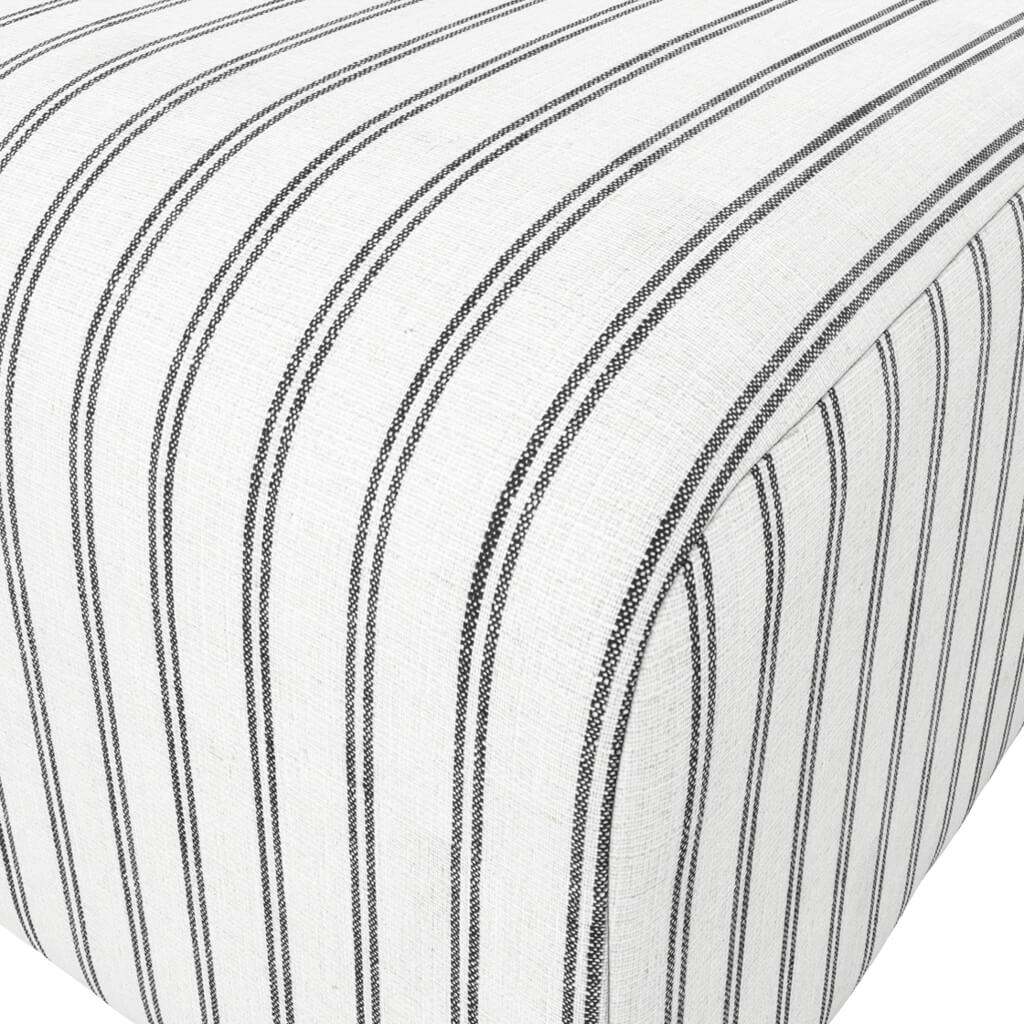 RYDER CHALK STRIPE POUFFE - Image 6