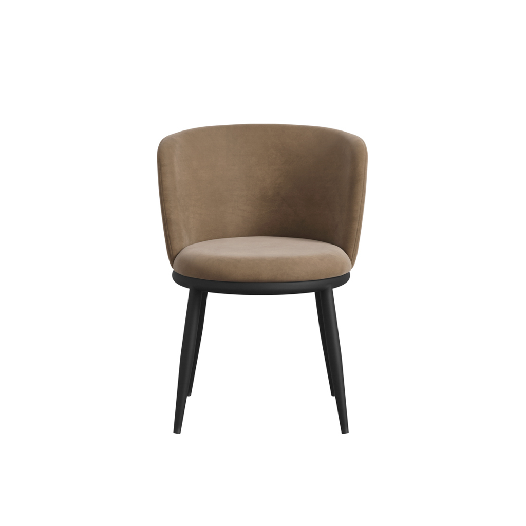 Rina Black Dining Table with 4 Nova Mole Chairs - Image 6