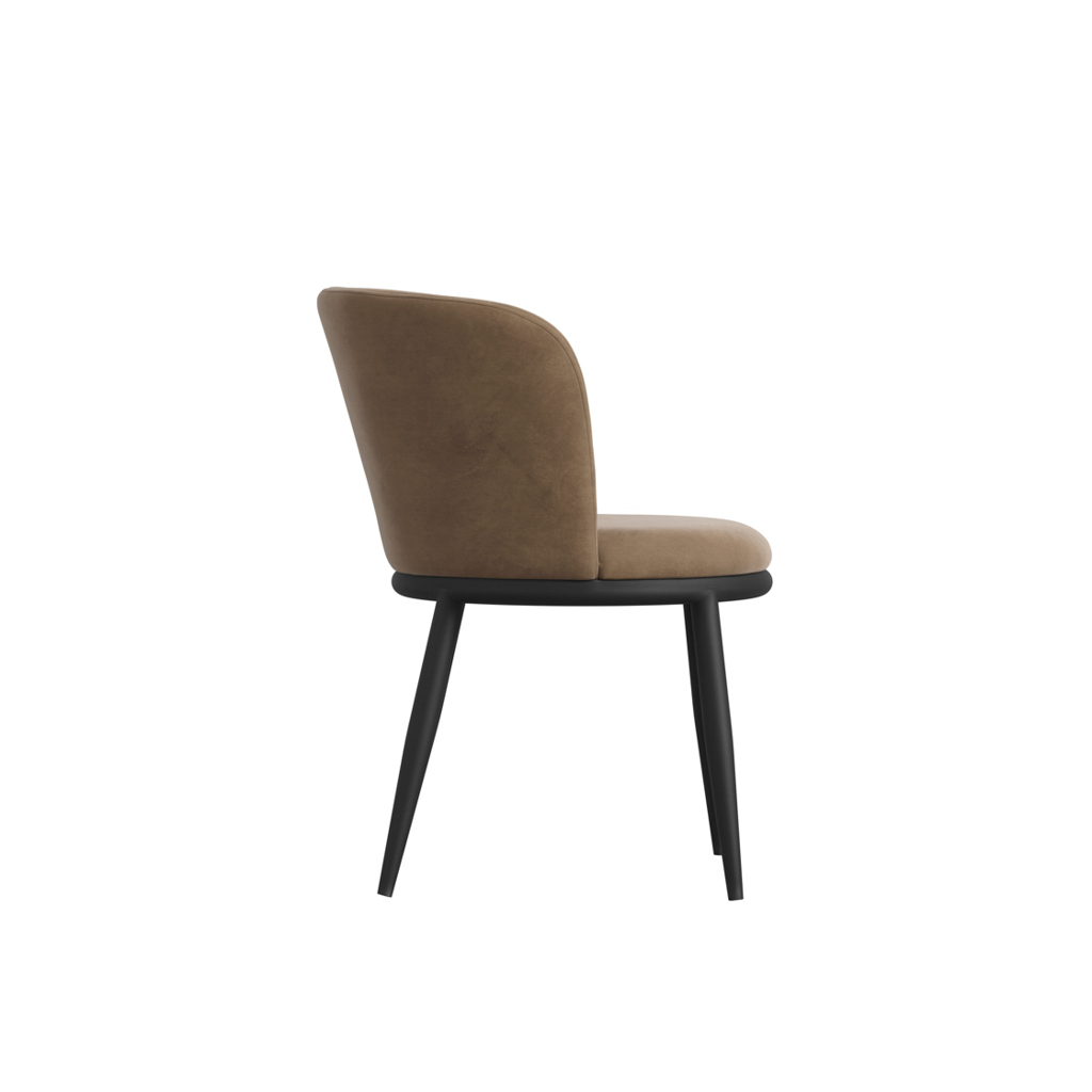 Rina Black Dining Table with 4 Nova Mole Chairs - Image 8