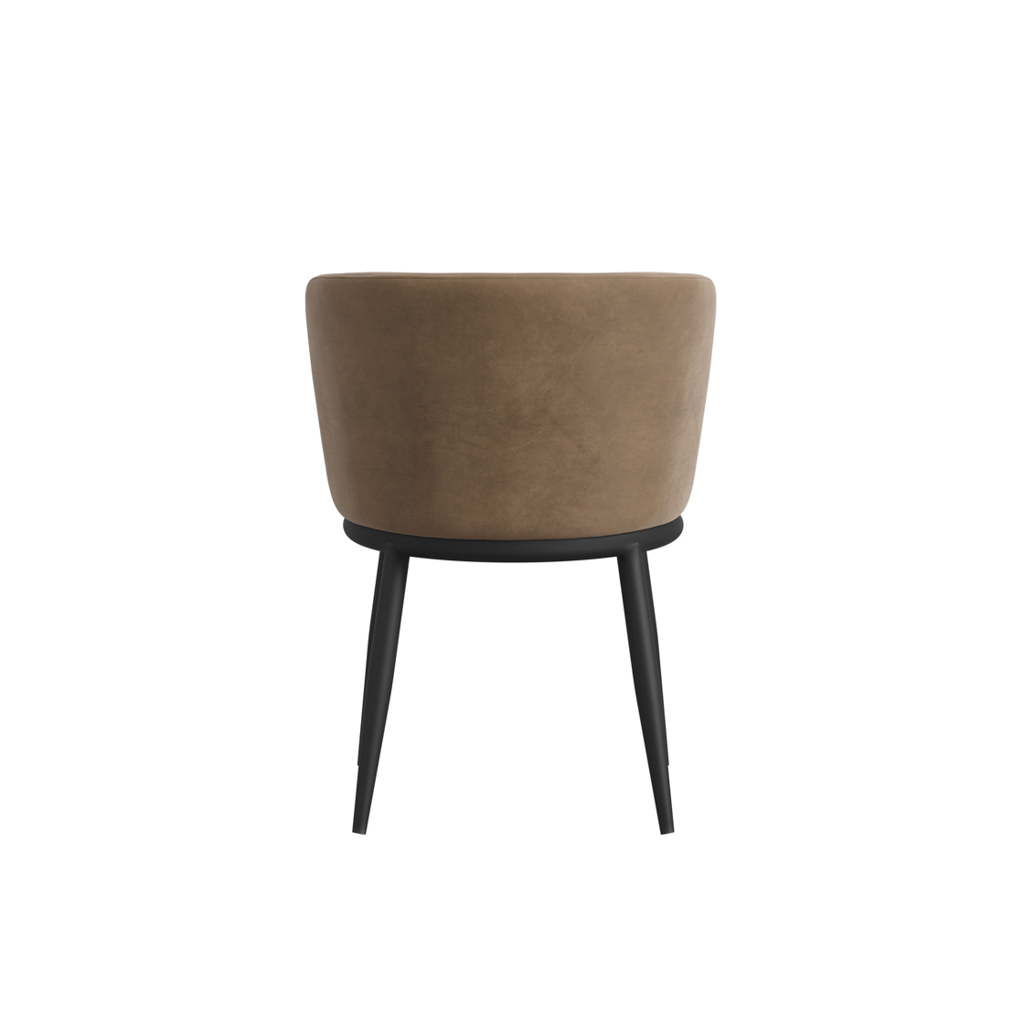 Rina Black Dining Table with 4 Nova Mole Chairs - Image 9