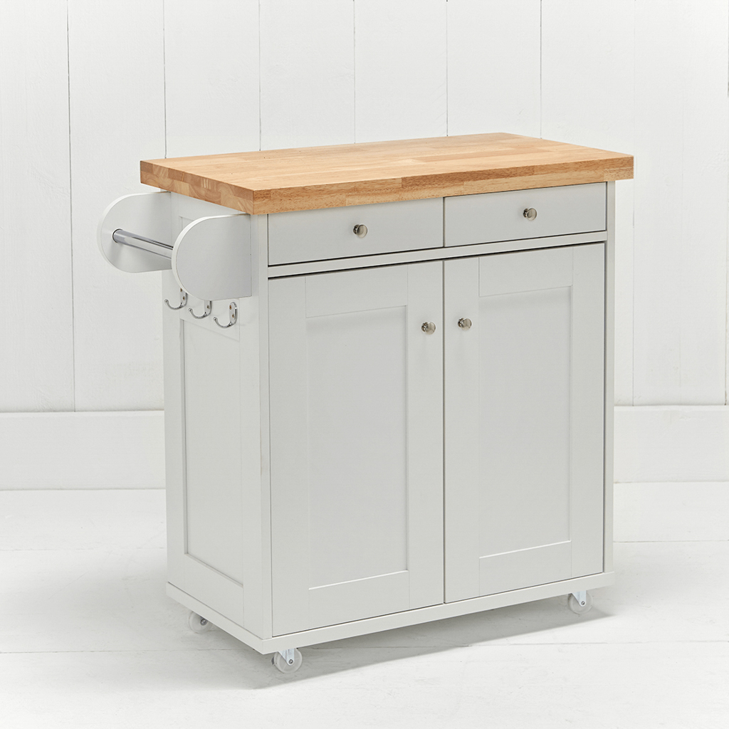 PORTLAND KITCHEN ISLAND WHITE - Image 3